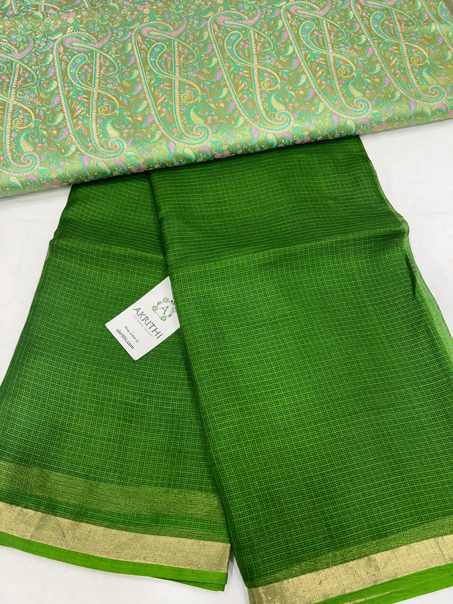 Pure silk kota saree with blouse