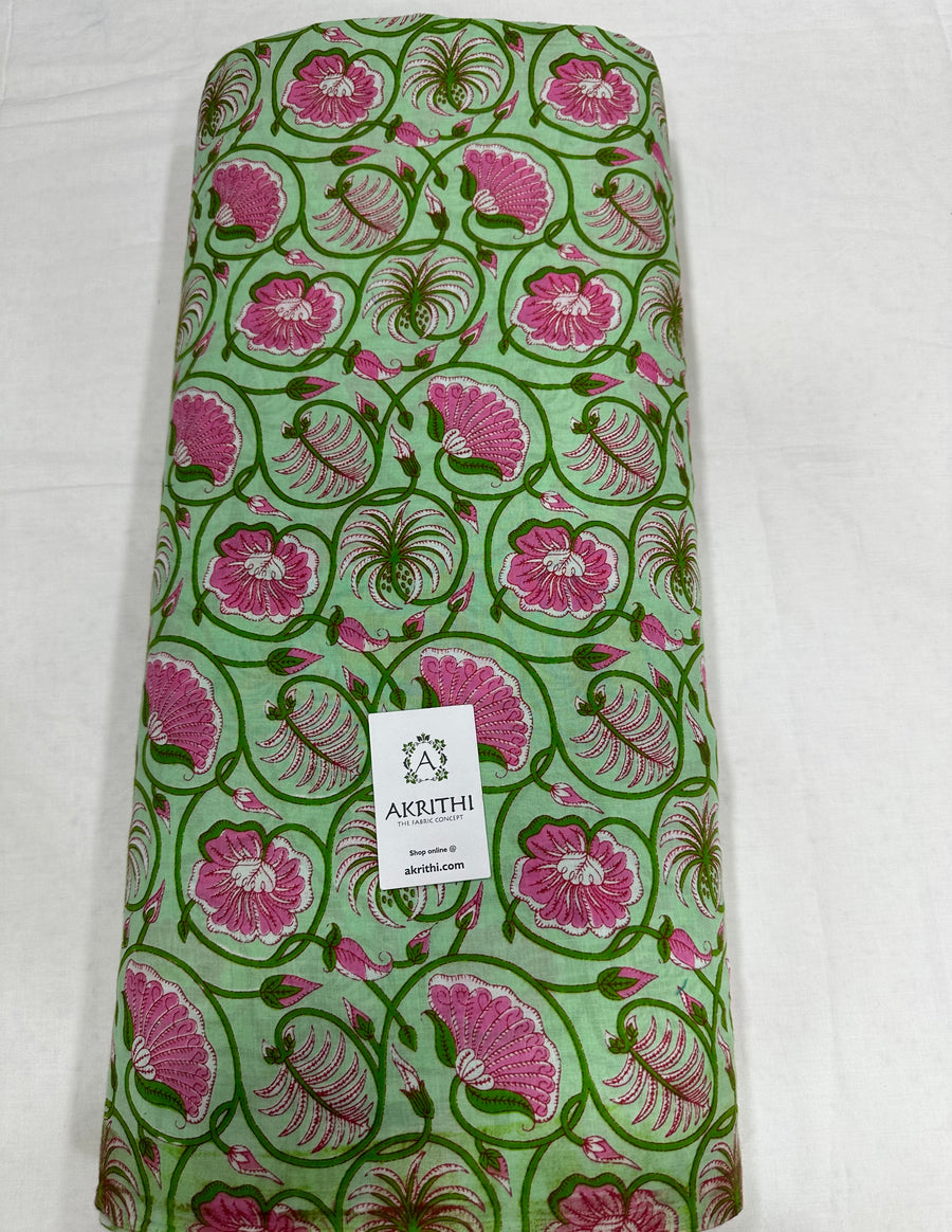 Printed pure cotton fabric