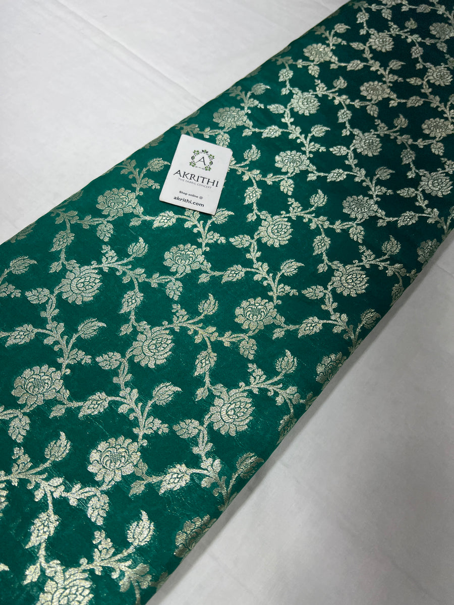 Pure Banarasi brocade fabric