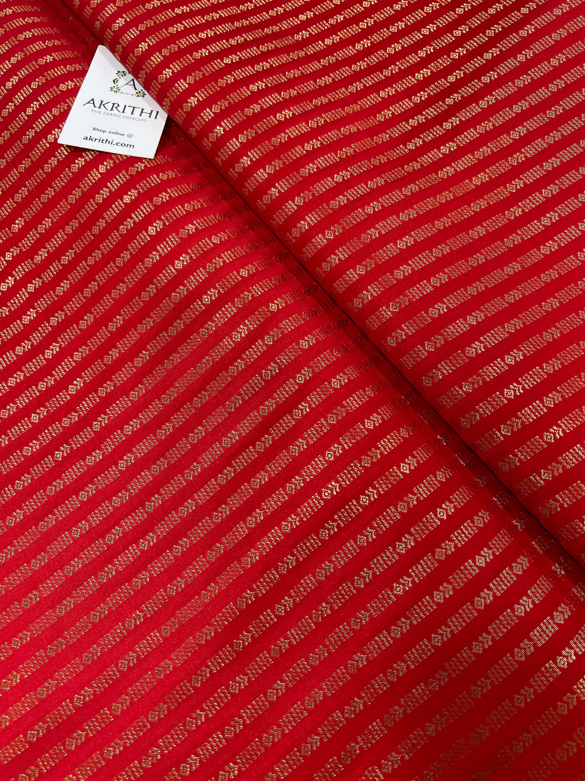 Pure Banarasi brocade fabric