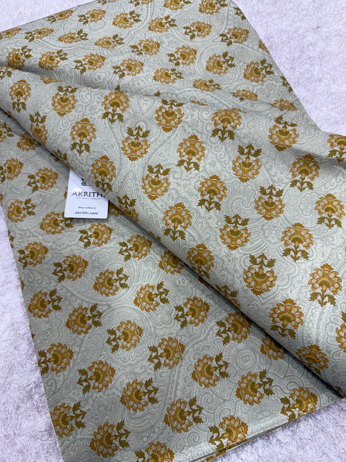 Printed pure cotton fabric