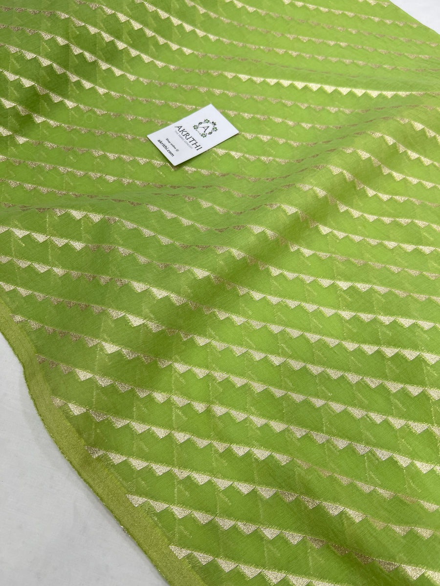 Banarasi chanderi cotton  lurex fabric