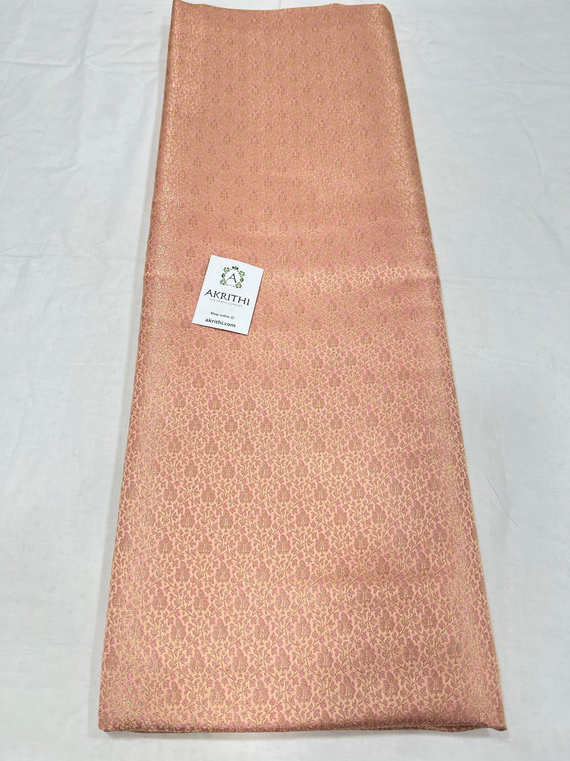 Pure Banarasi brocade fabric