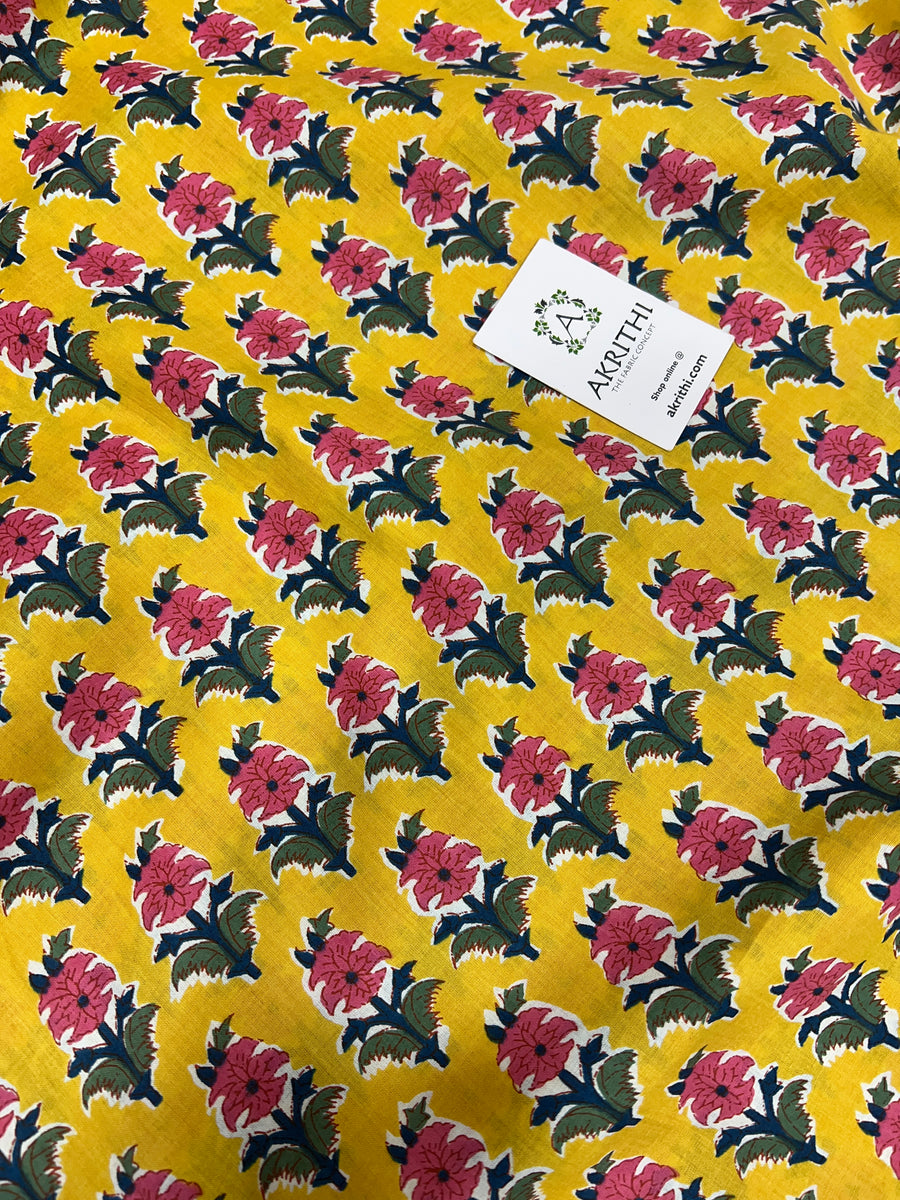 Printed pure cotton fabric