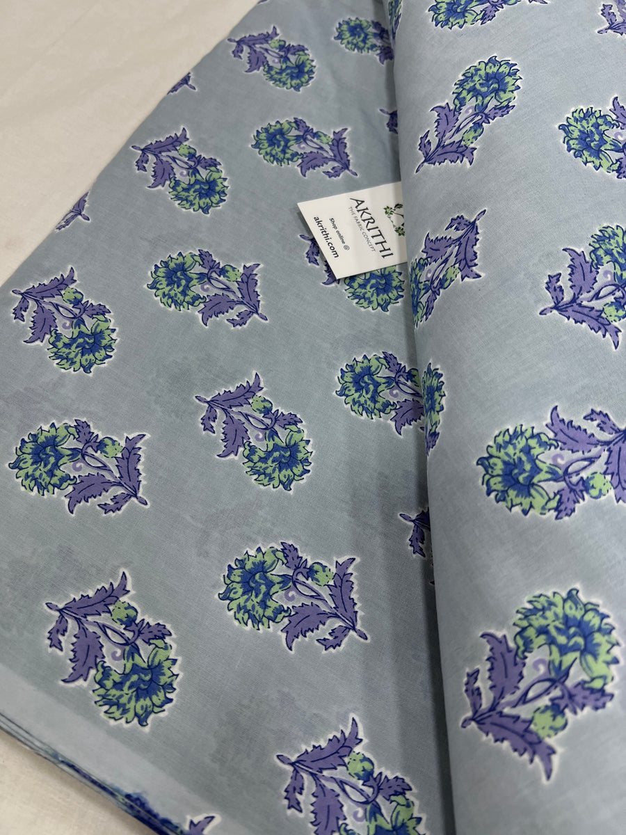 Printed pure cotton fabric