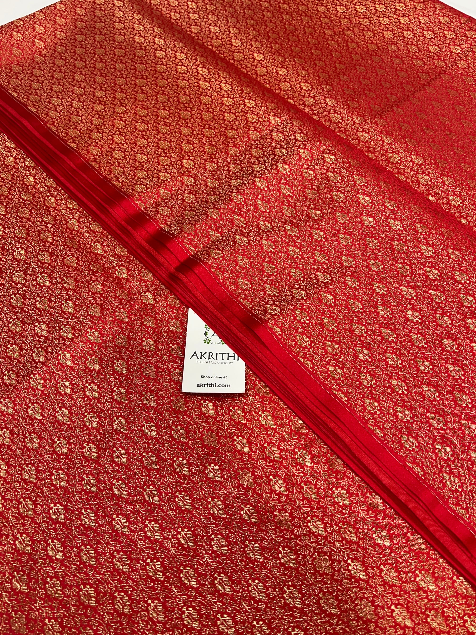 Pure Banarasi brocade fabric