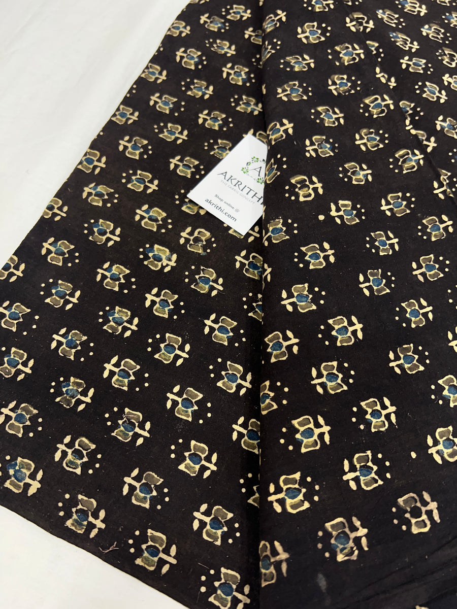 Ajrakh pure cotton fabric