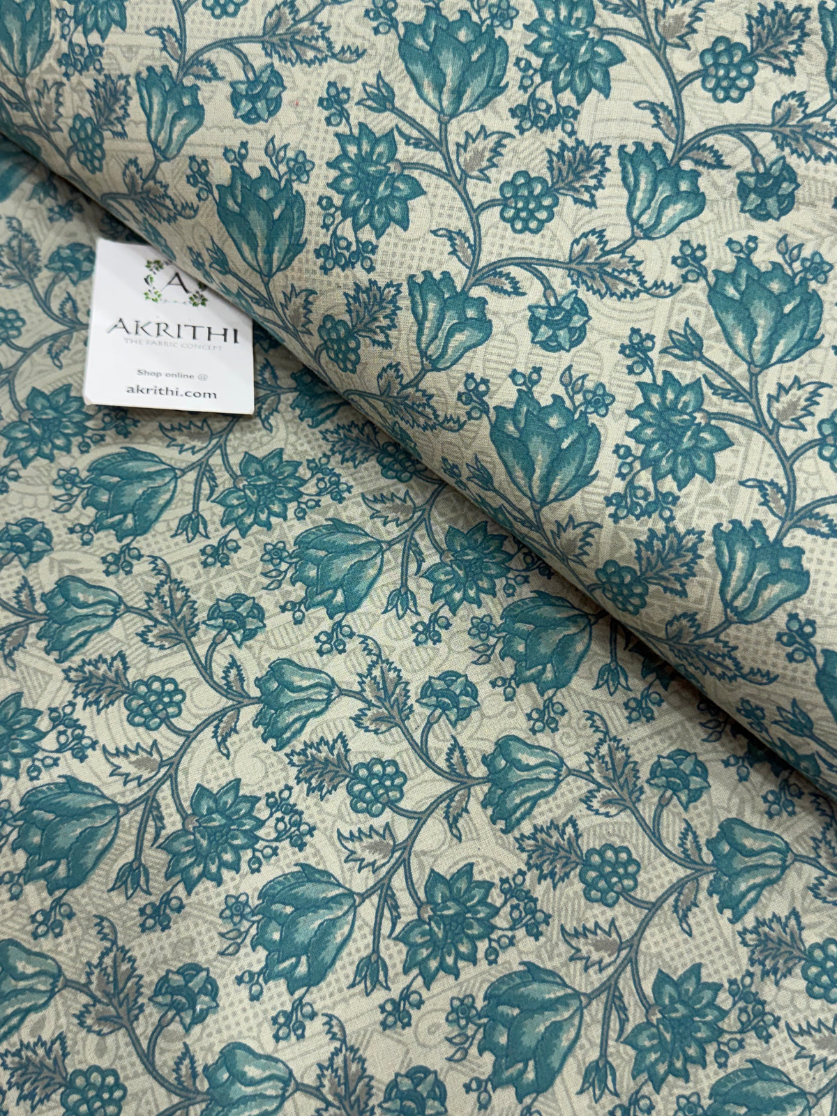 Printed pure cotton fabric
