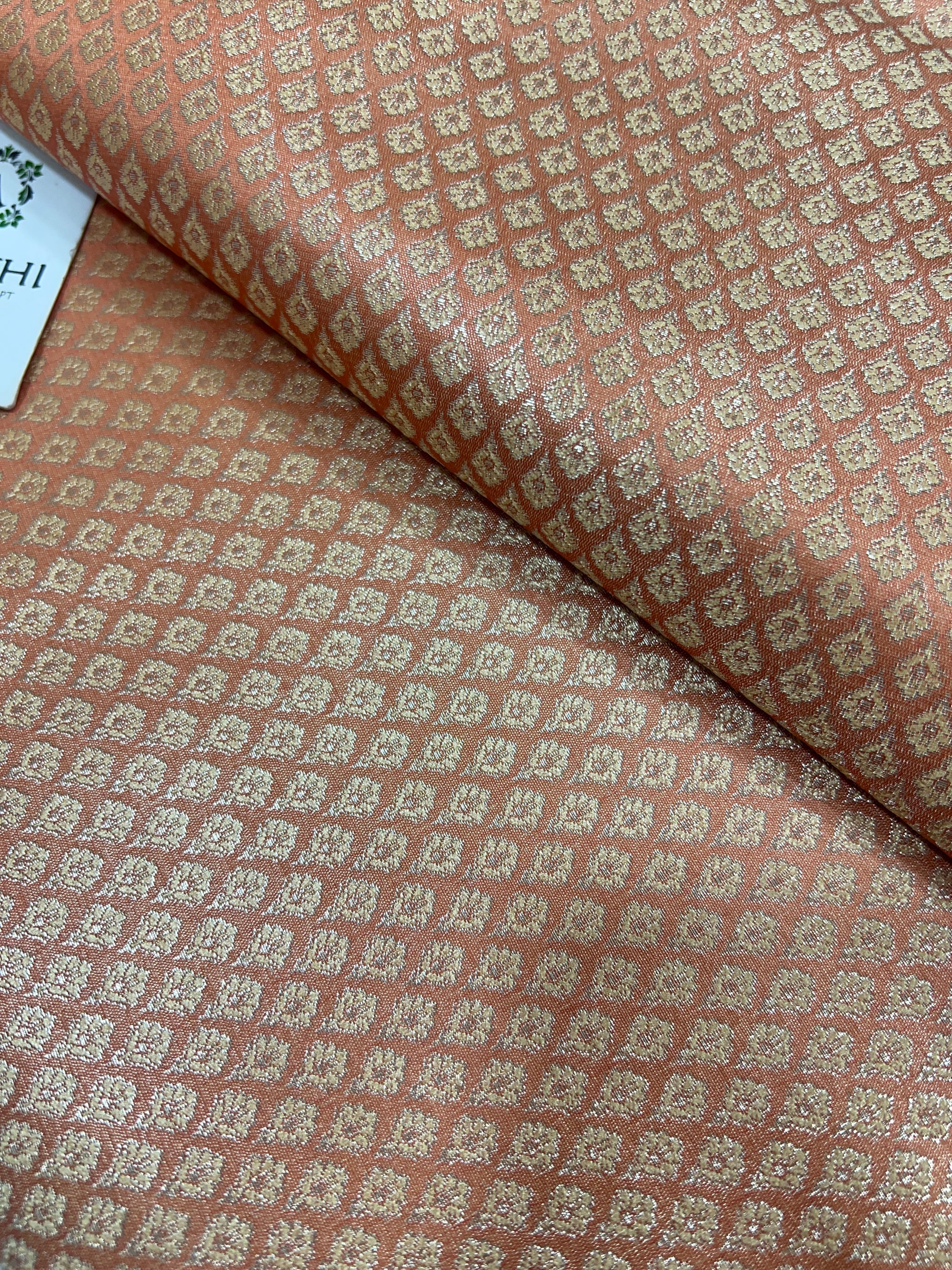 Pure Banarasi brocade fabric