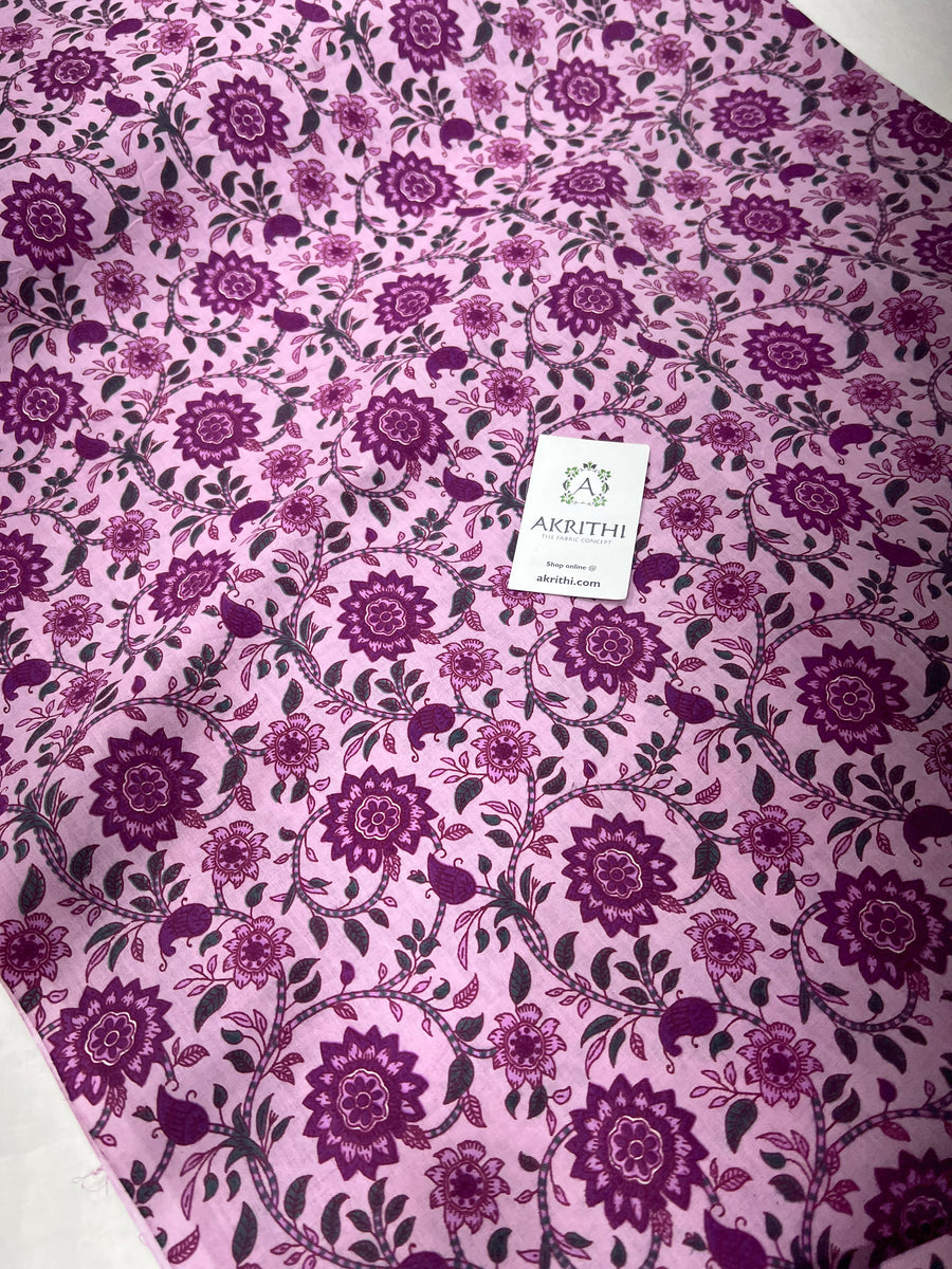 Printed pure cotton fabric