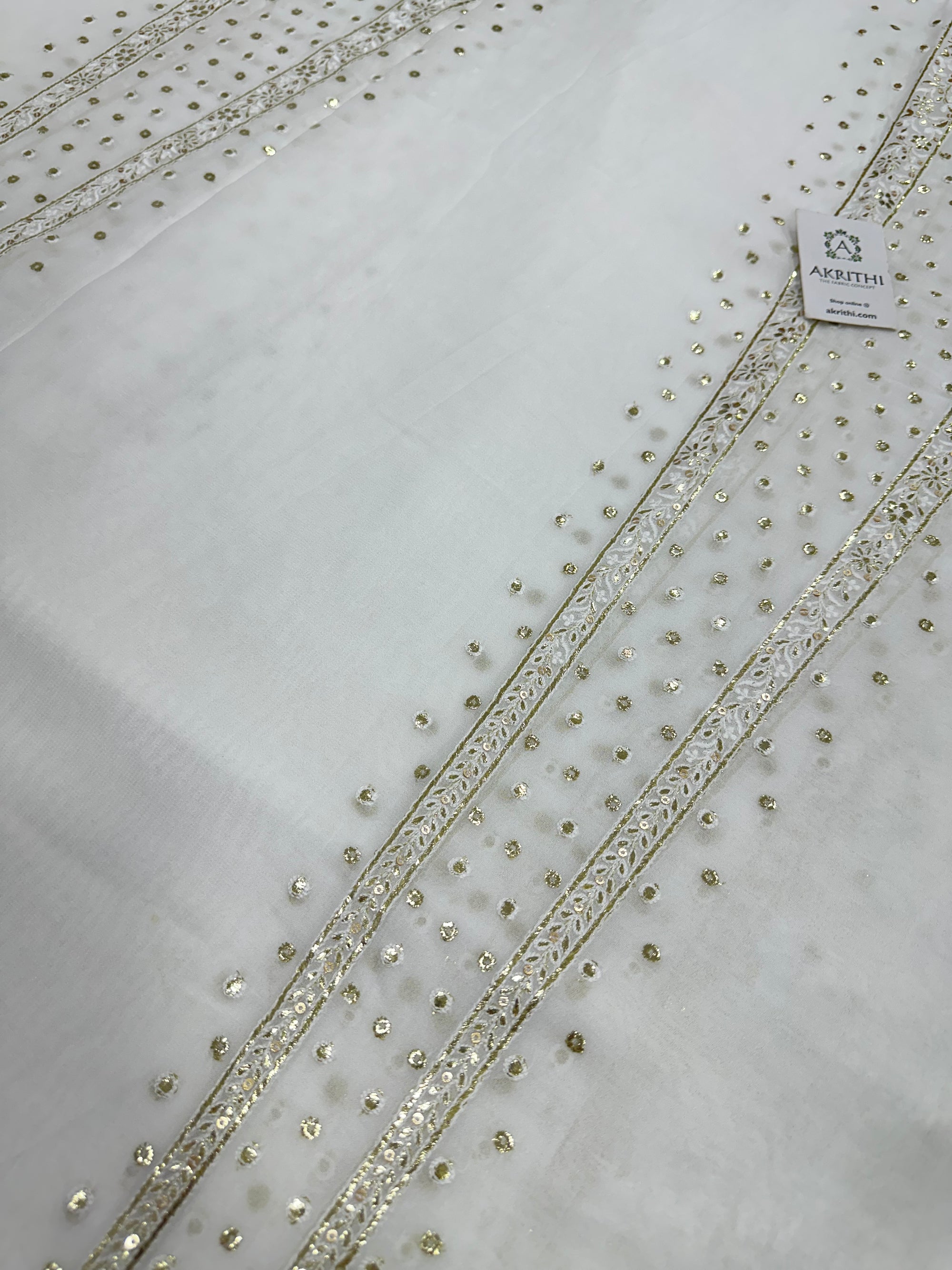 Embroidered kali for lehenga