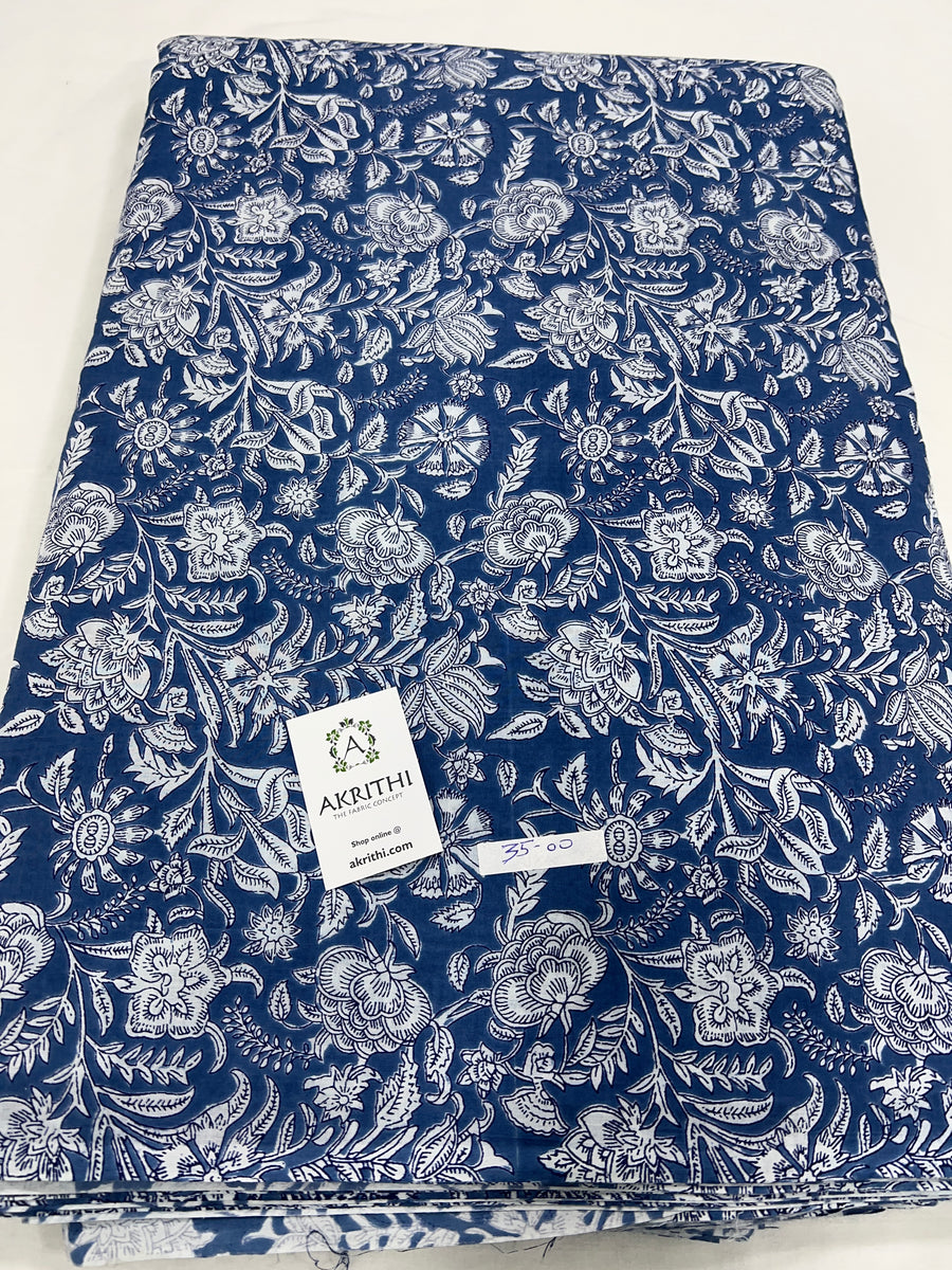 Printed pure cotton fabric