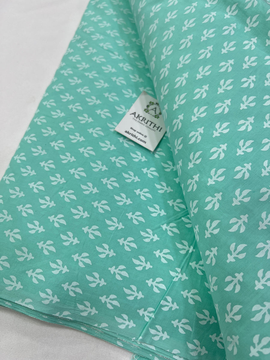 Printed pure cotton fabric