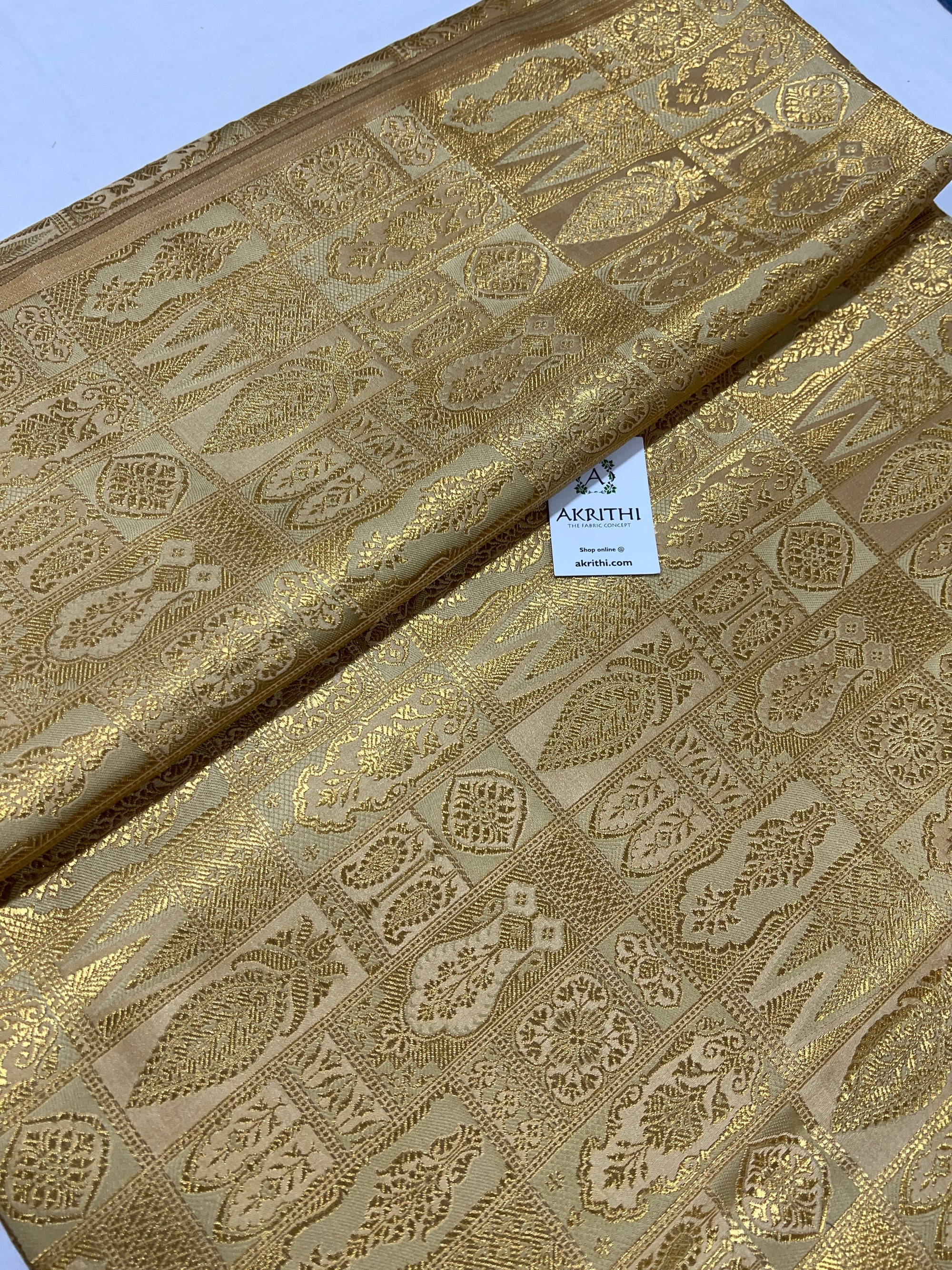 Pure Banarasi brocade fabric