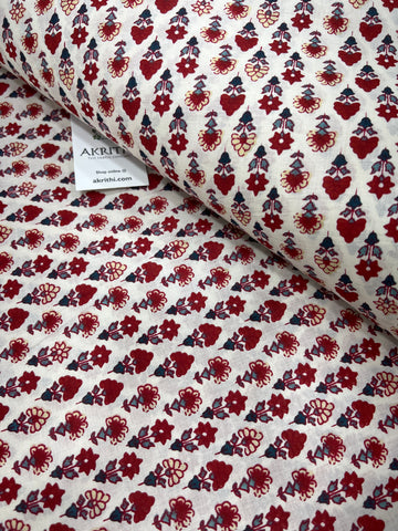 Printed pure cotton fabric