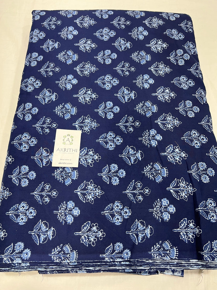 Printed pure cotton fabric