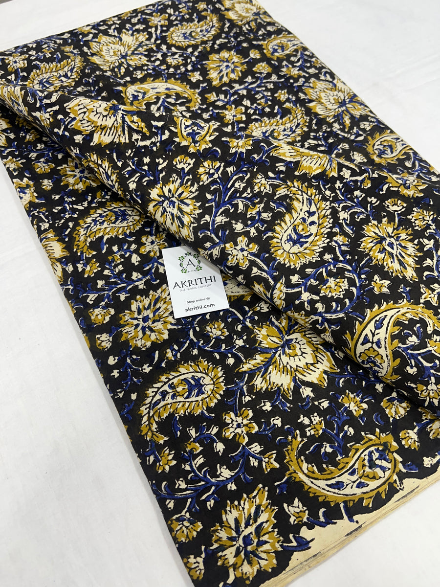 Hand block Printed pure cotton fabric