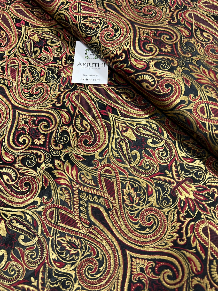 Pure Banarasi brocade fabric