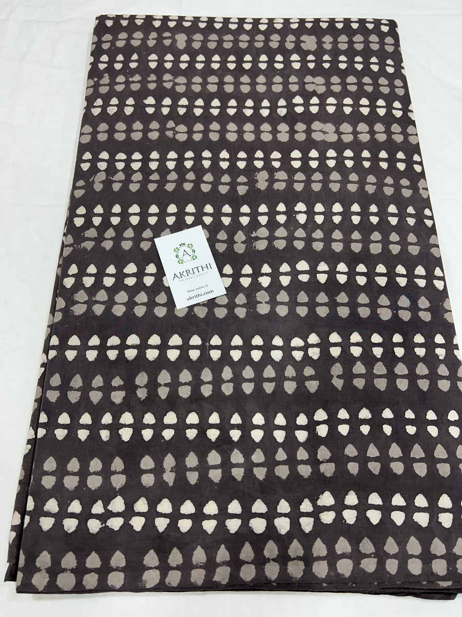 Dabu Printed pure cotton fabric 70 cms cut