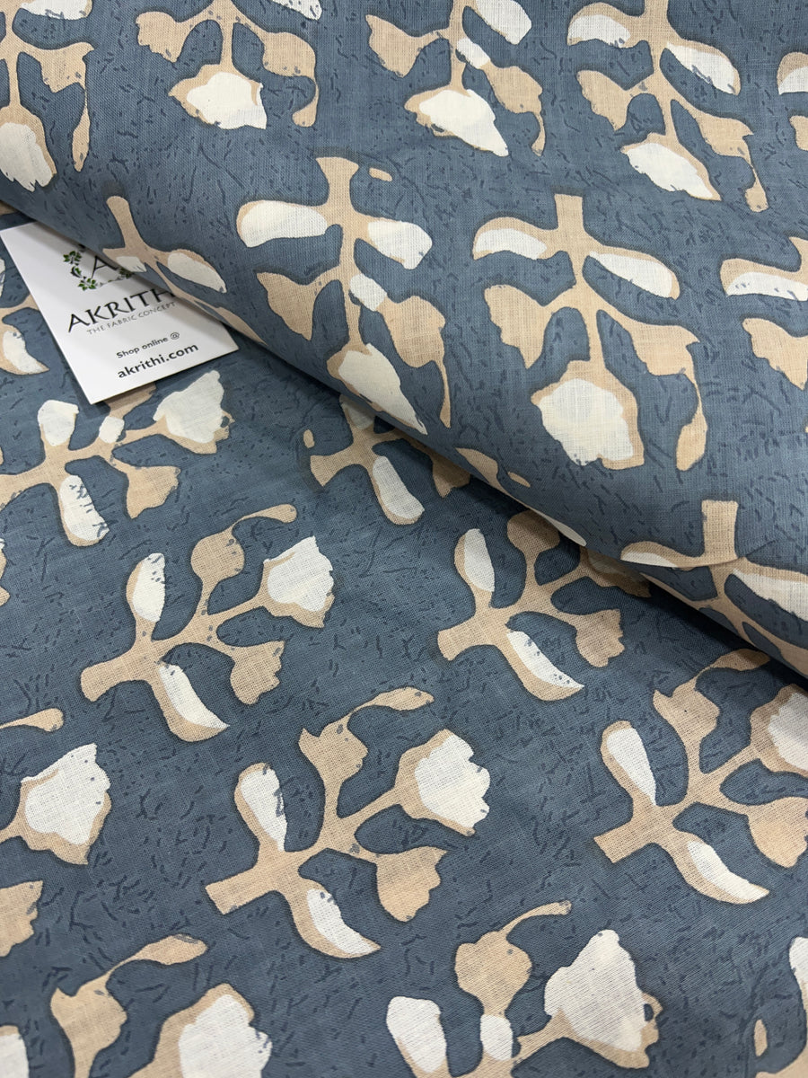 Printed pure cotton fabric