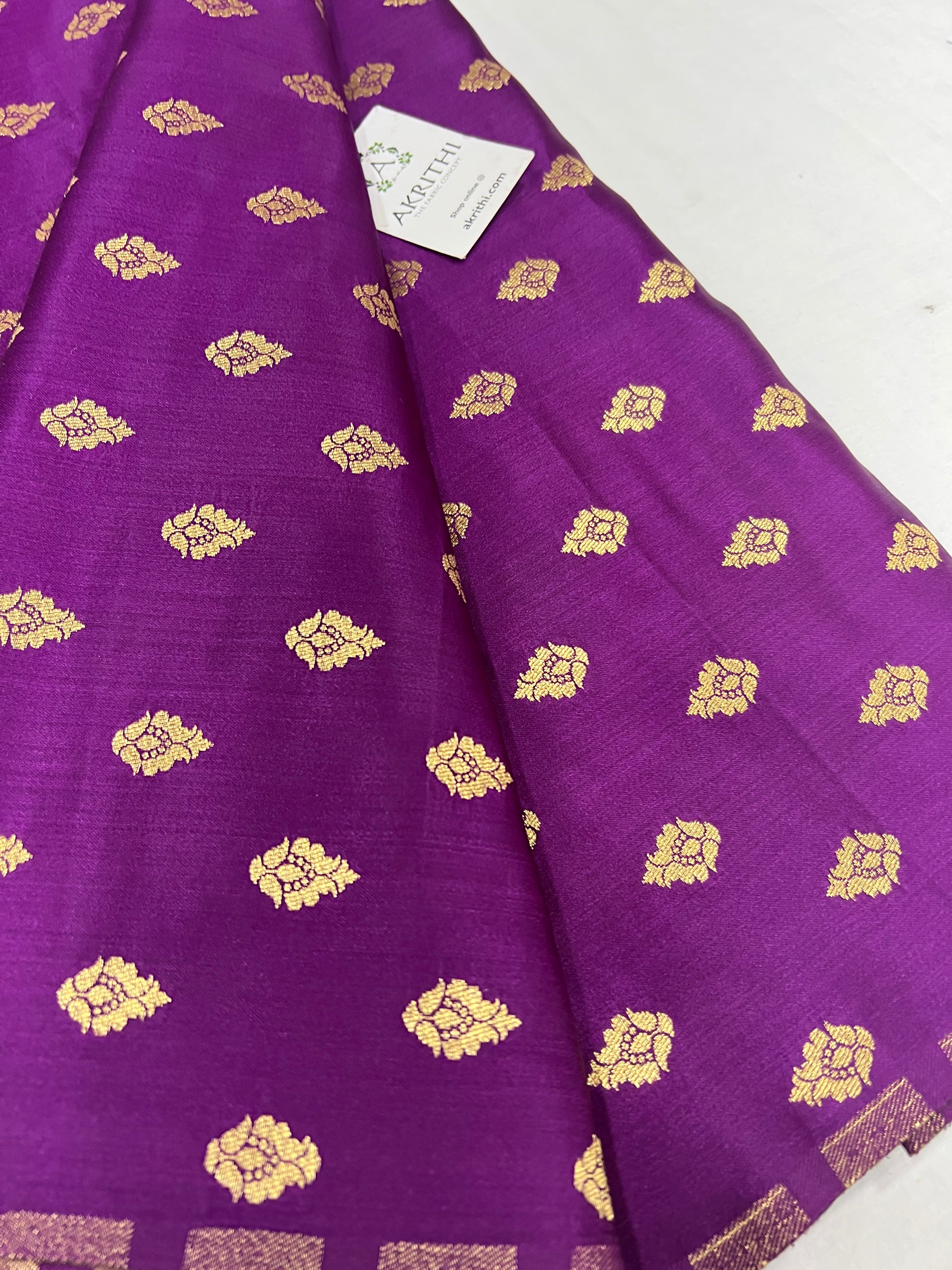 Pure Banarasi brocade fabric