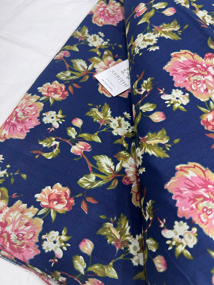 Printed pure cotton fabric