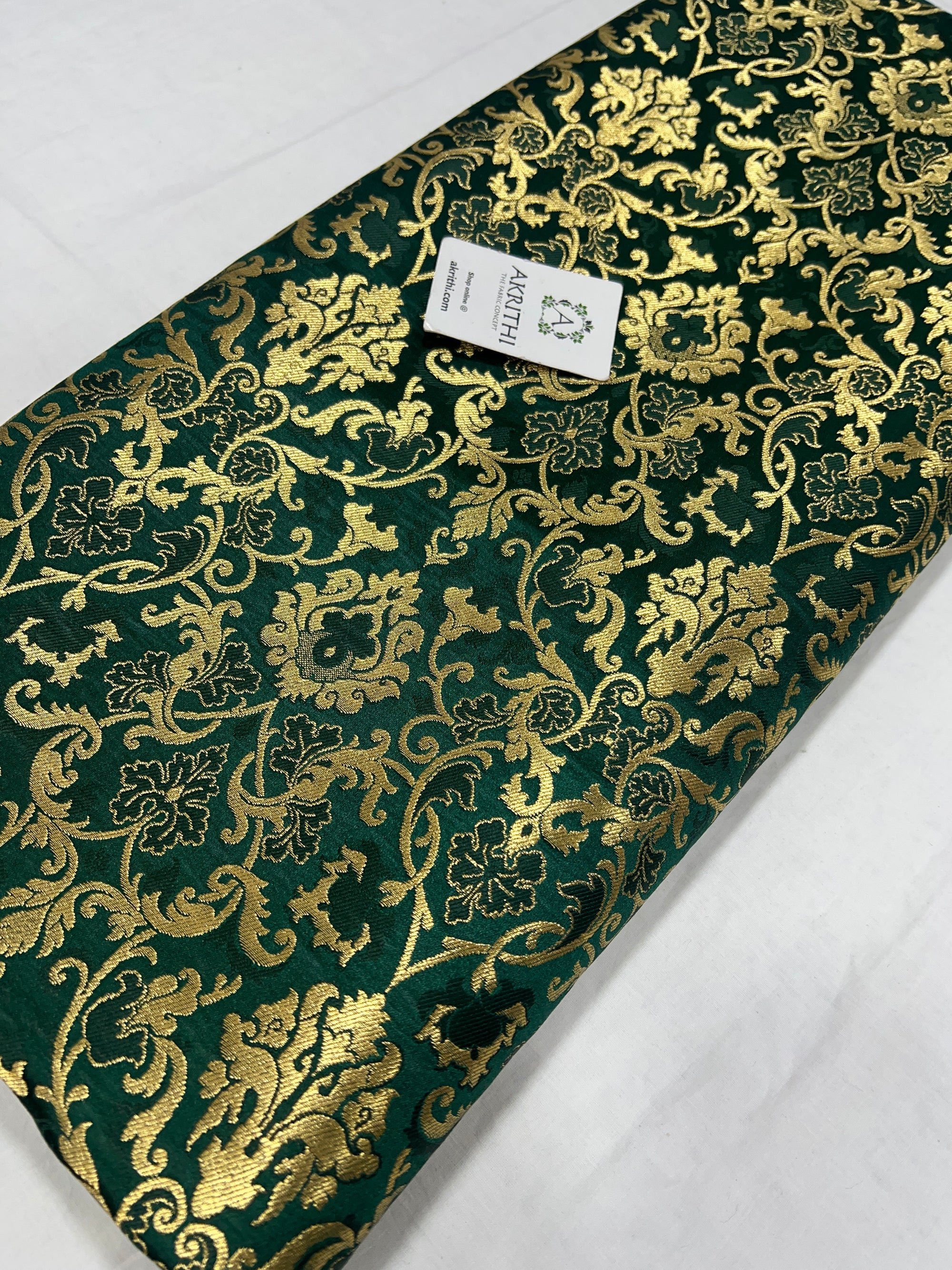 Pure Banarasi brocade fabric