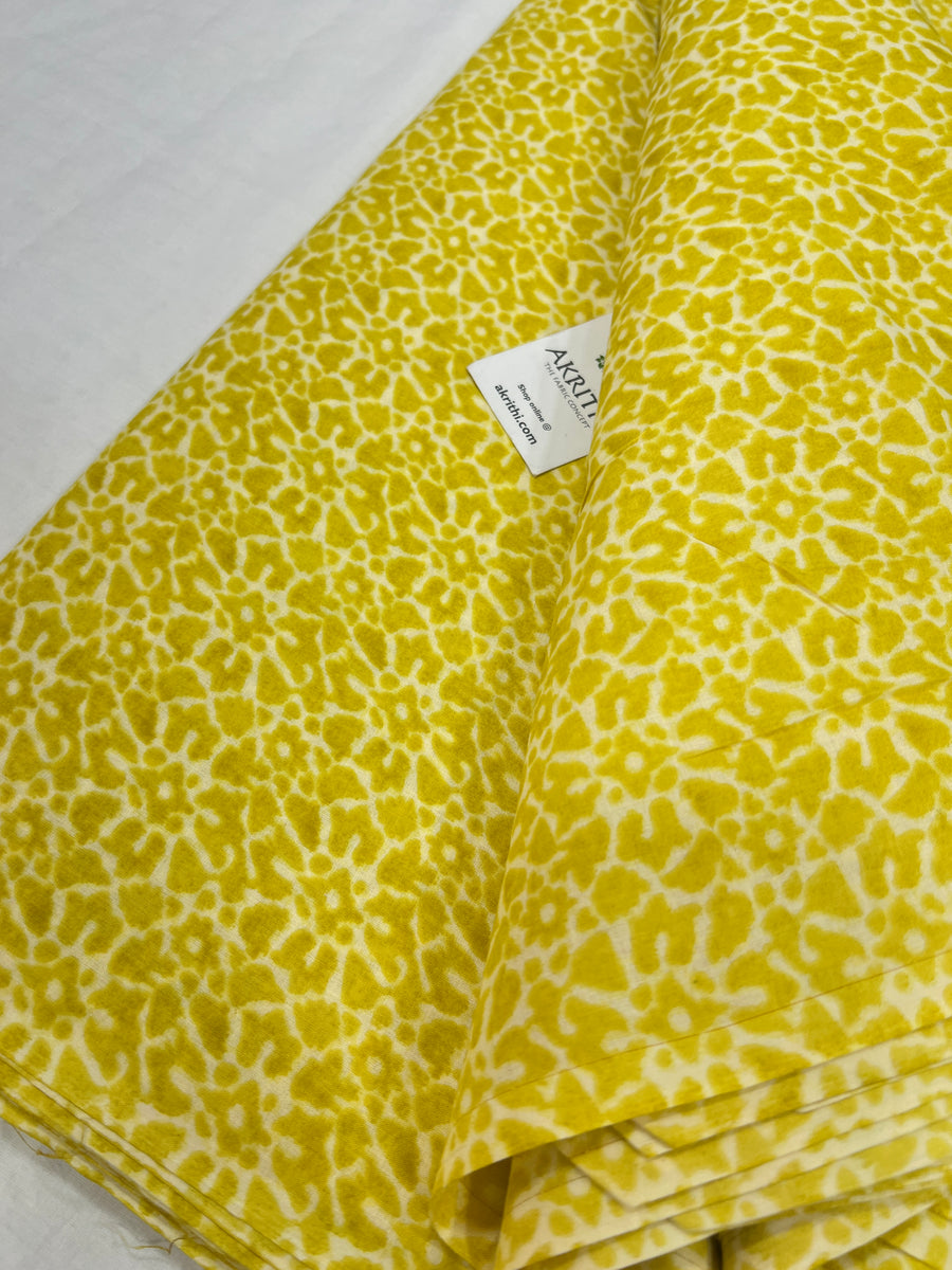 Printed pure cotton fabric