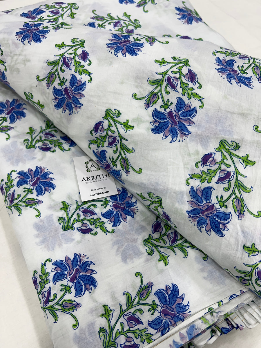 Printed pure cotton fabric