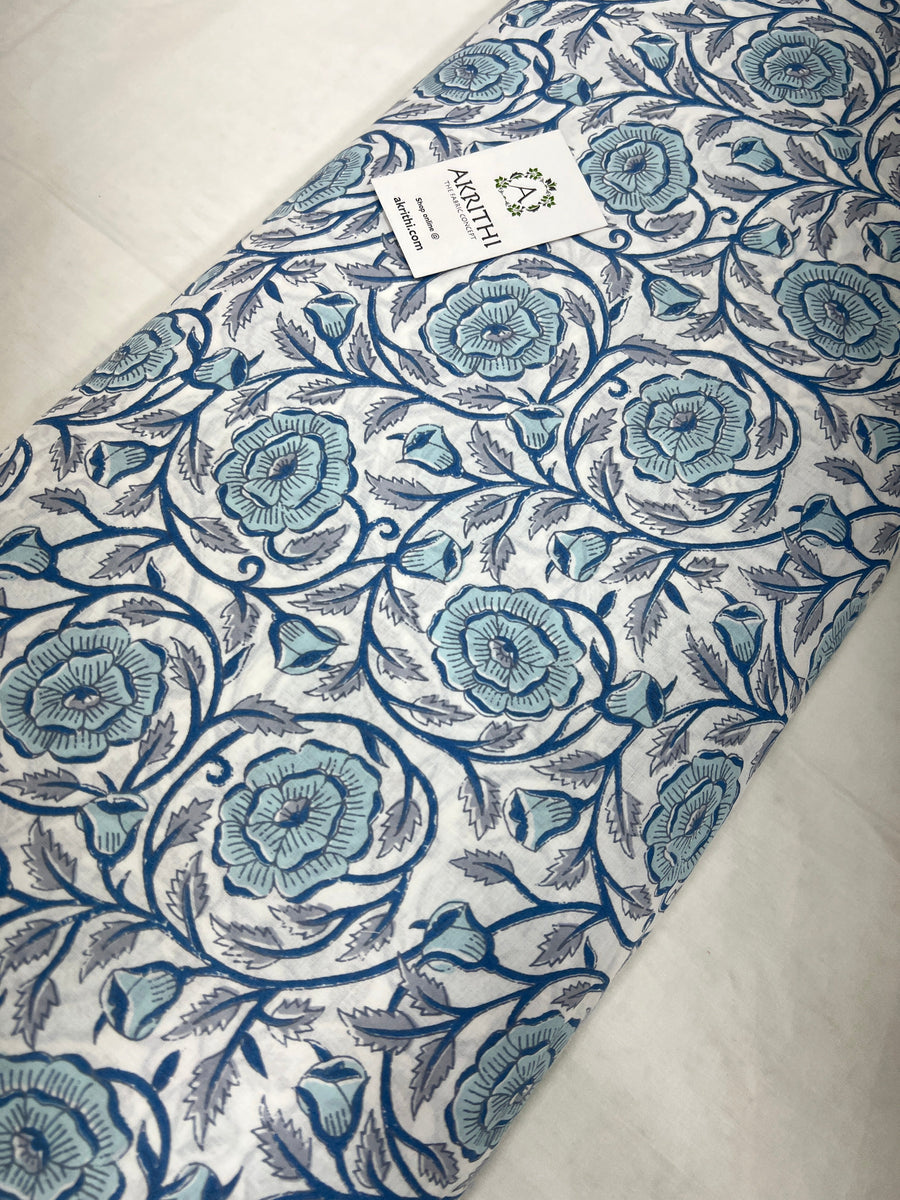 Printed pure cotton fabric