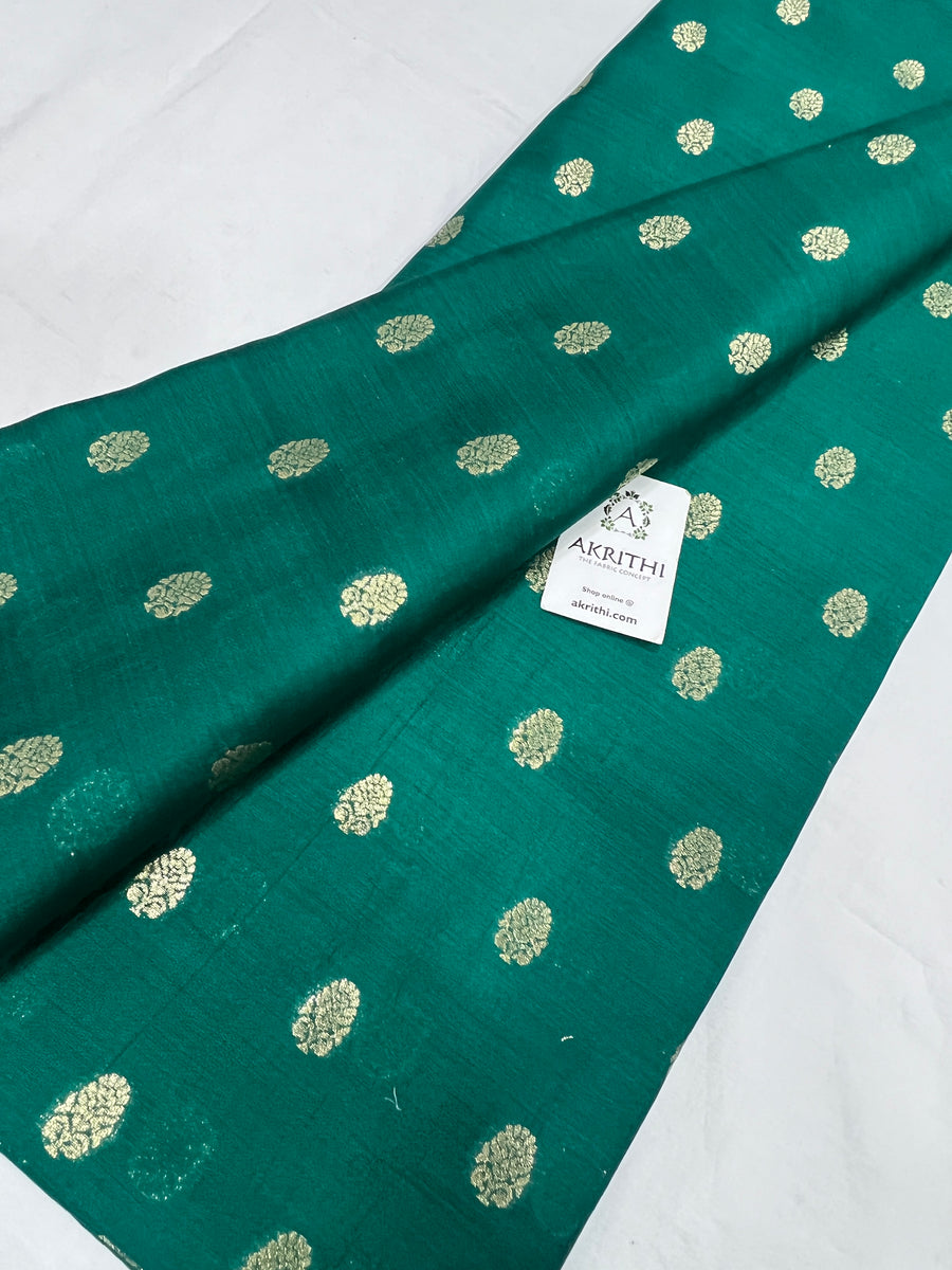 Pure chiniya silk Banarasi brocade fabric