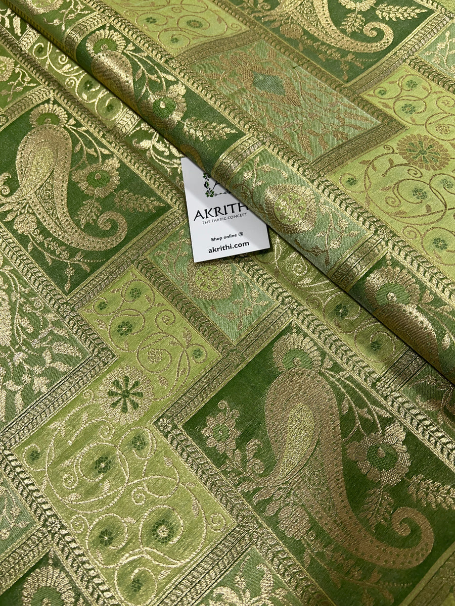 Pure Banarasi brocade fabric