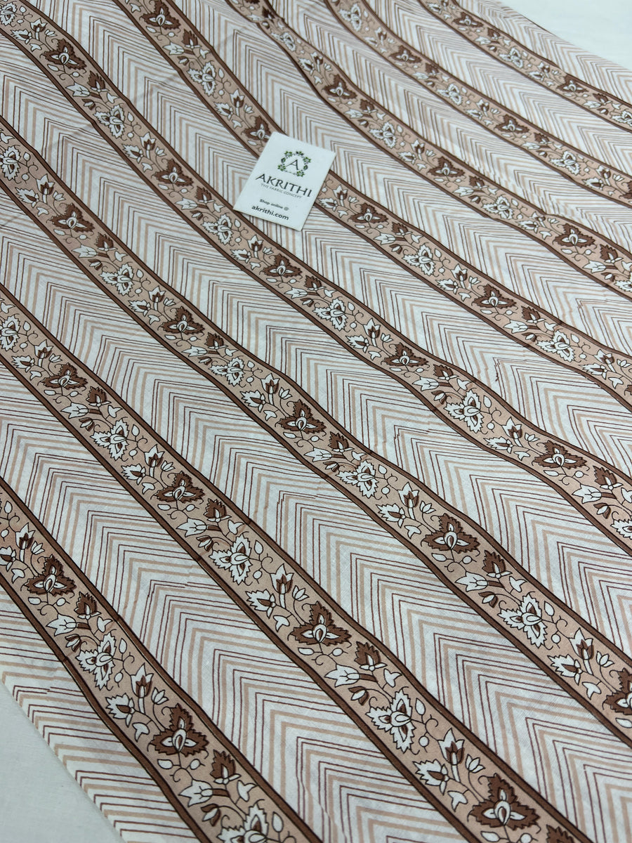 Printed pure cotton fabric