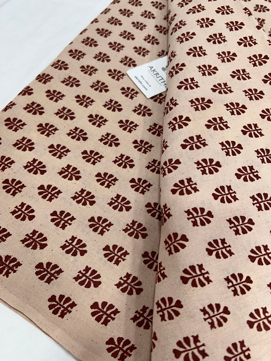 Printed pure cotton fabric