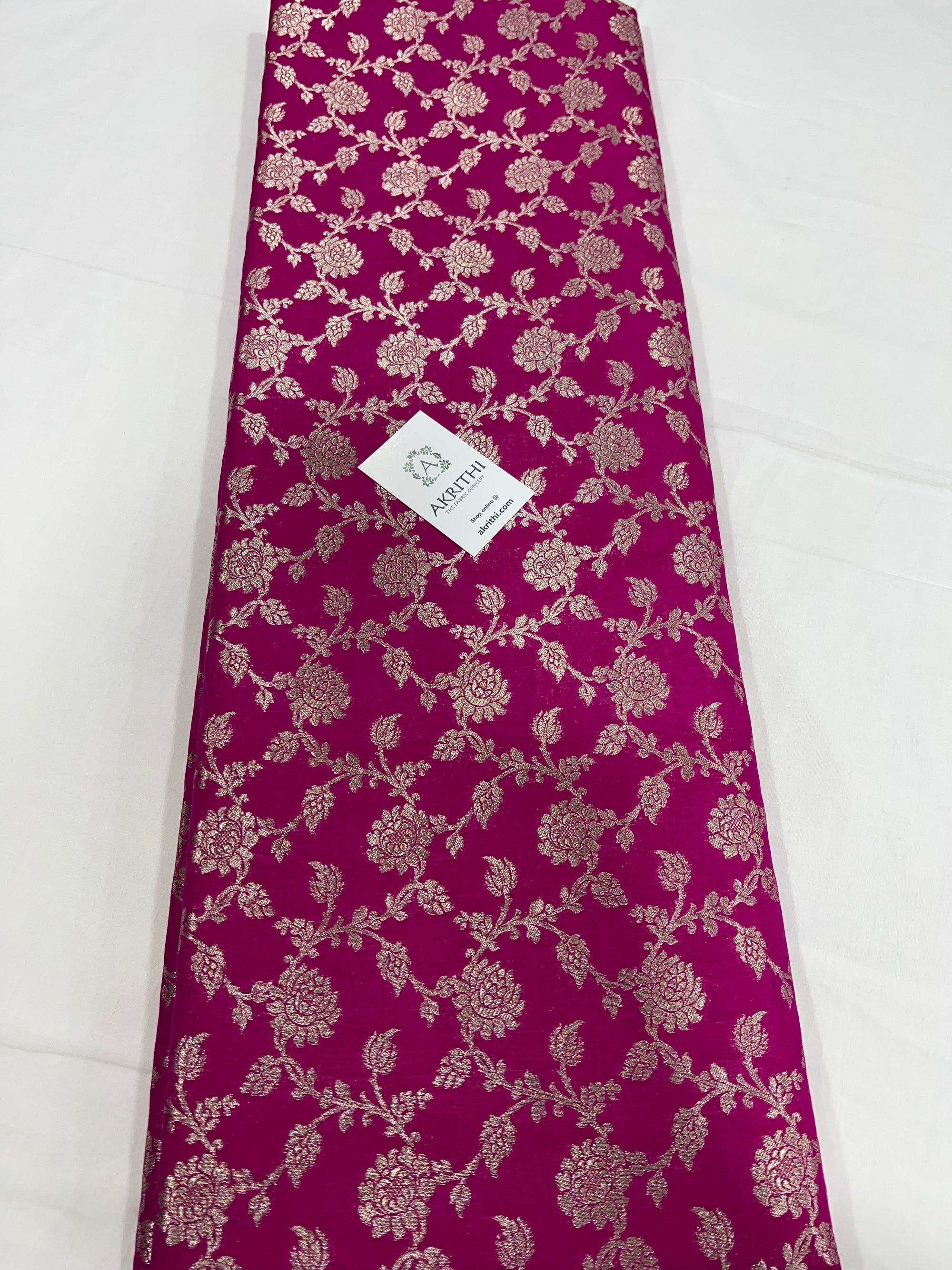 Pure Banarasi brocade fabric