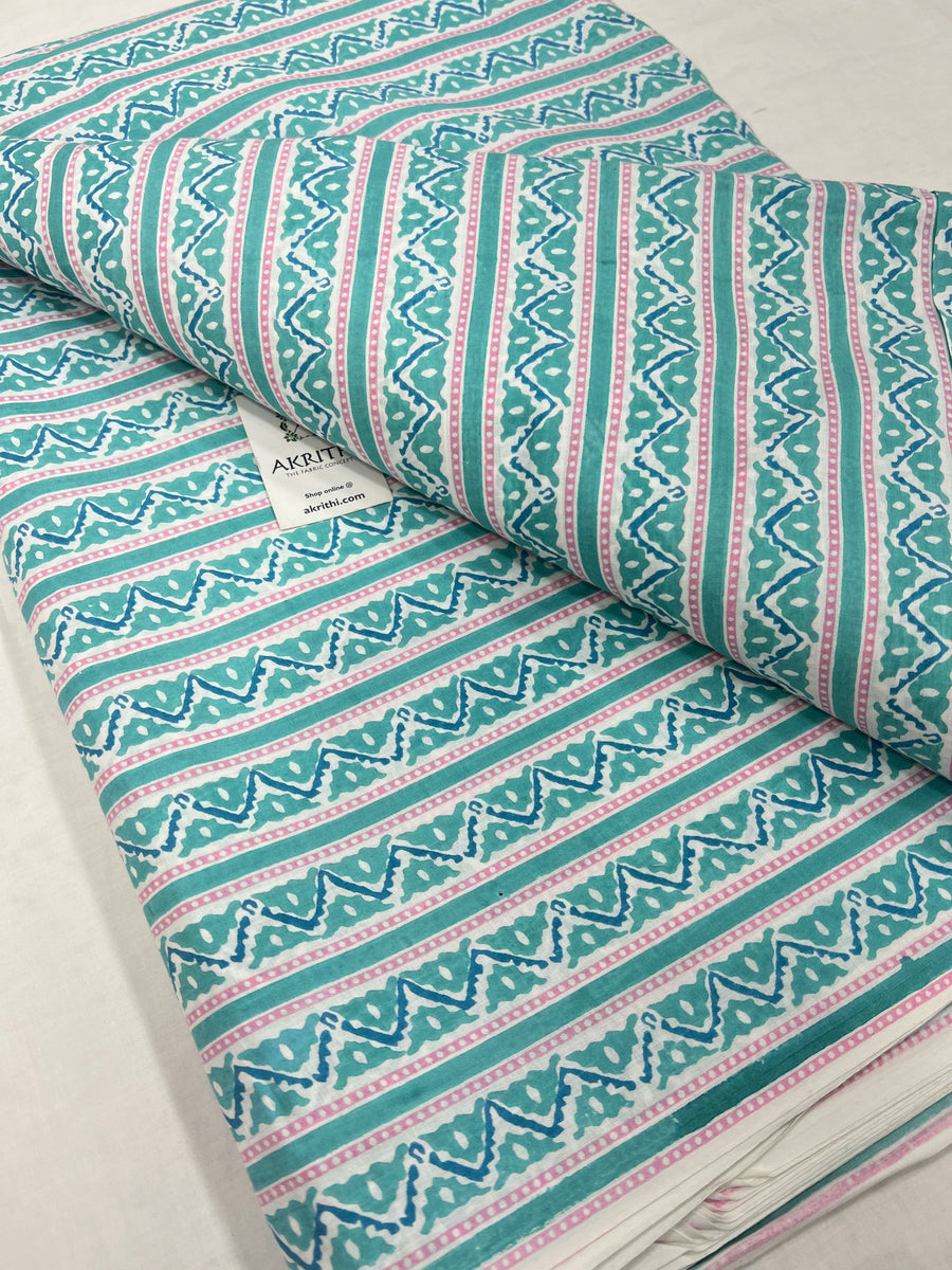 Printed pure cotton fabric