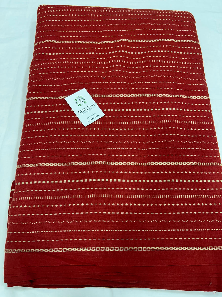 Woven pure cotton fabric