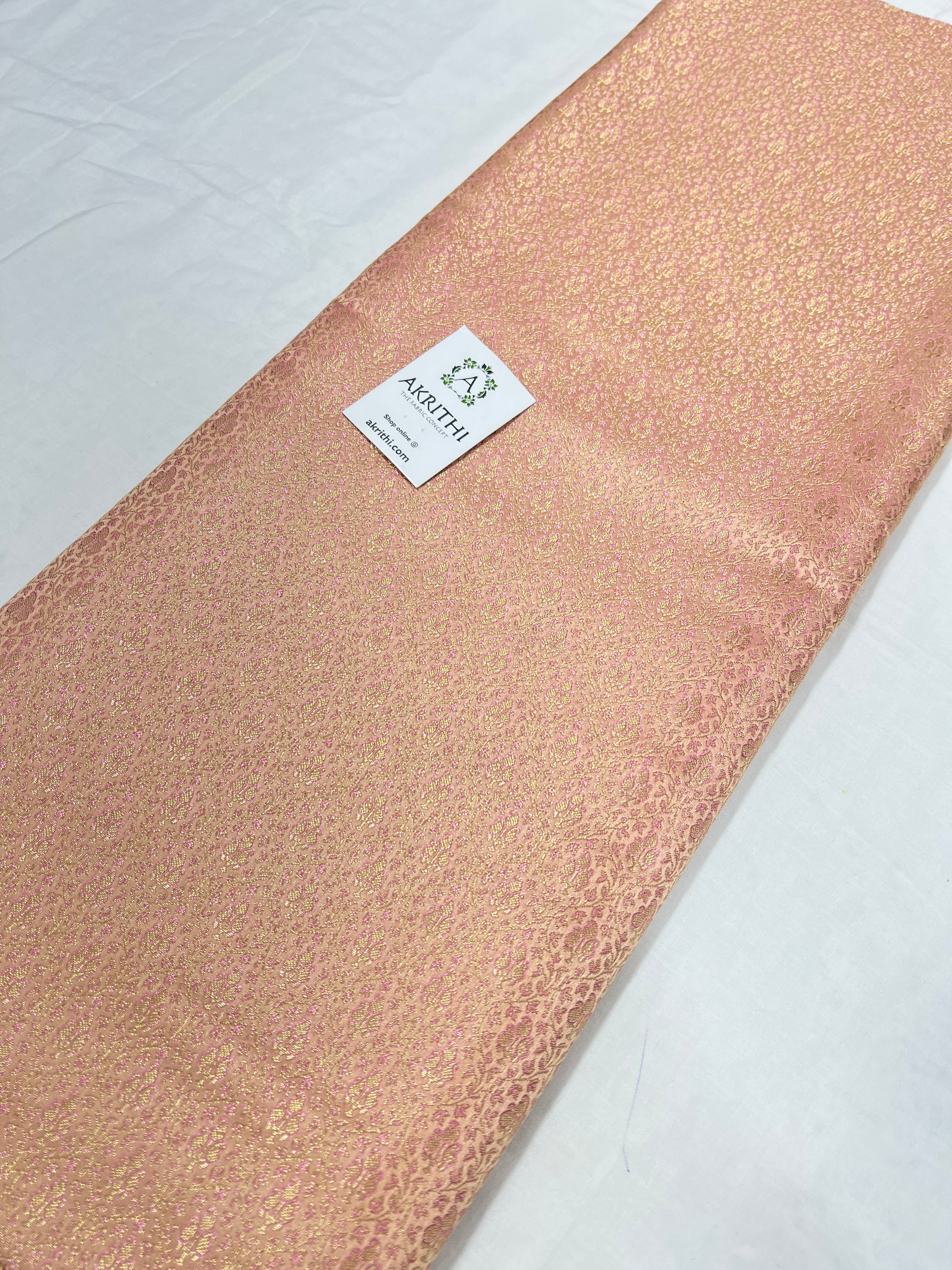 Pure Banarasi brocade fabric