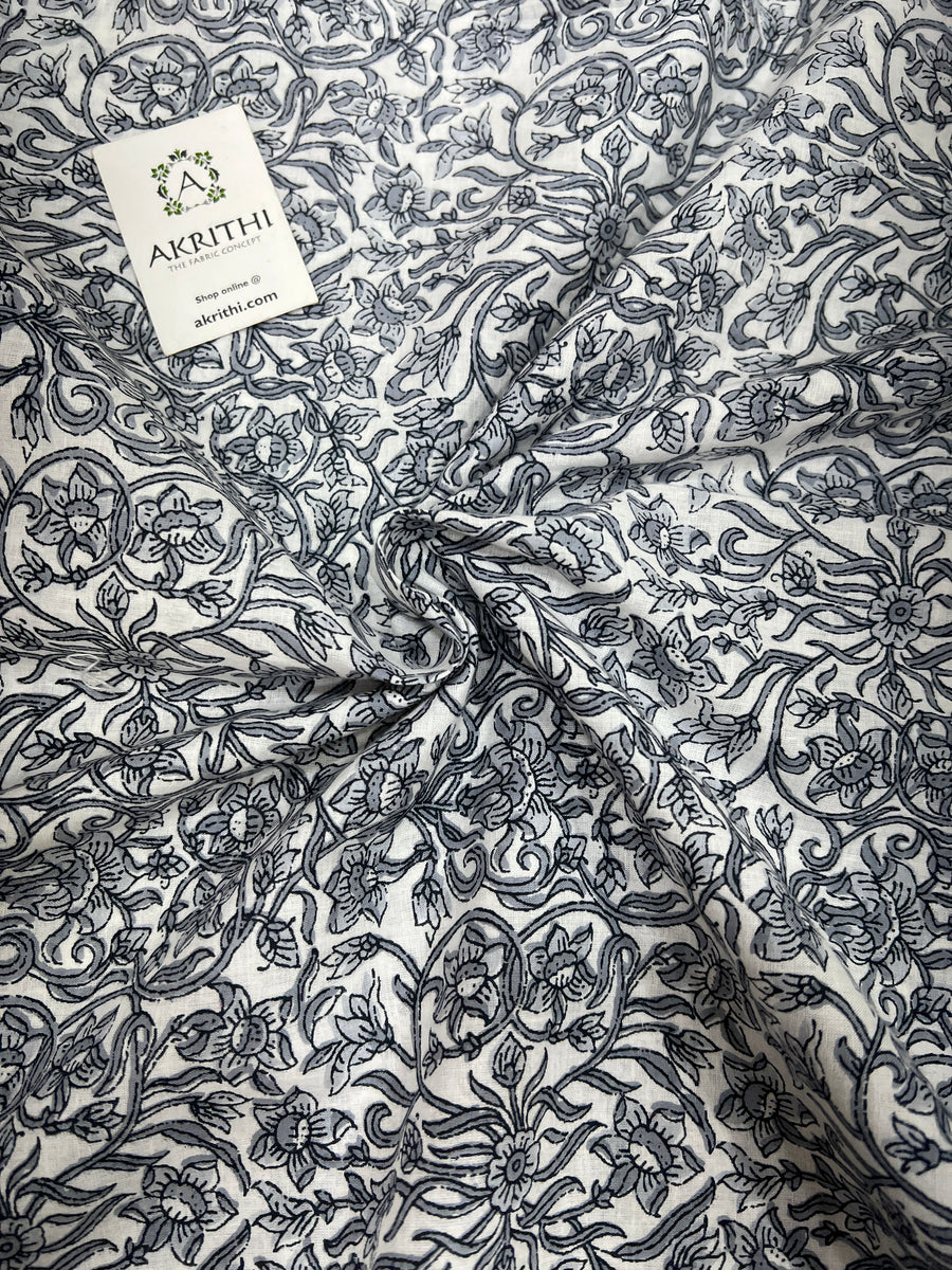 Printed pure cotton fabric