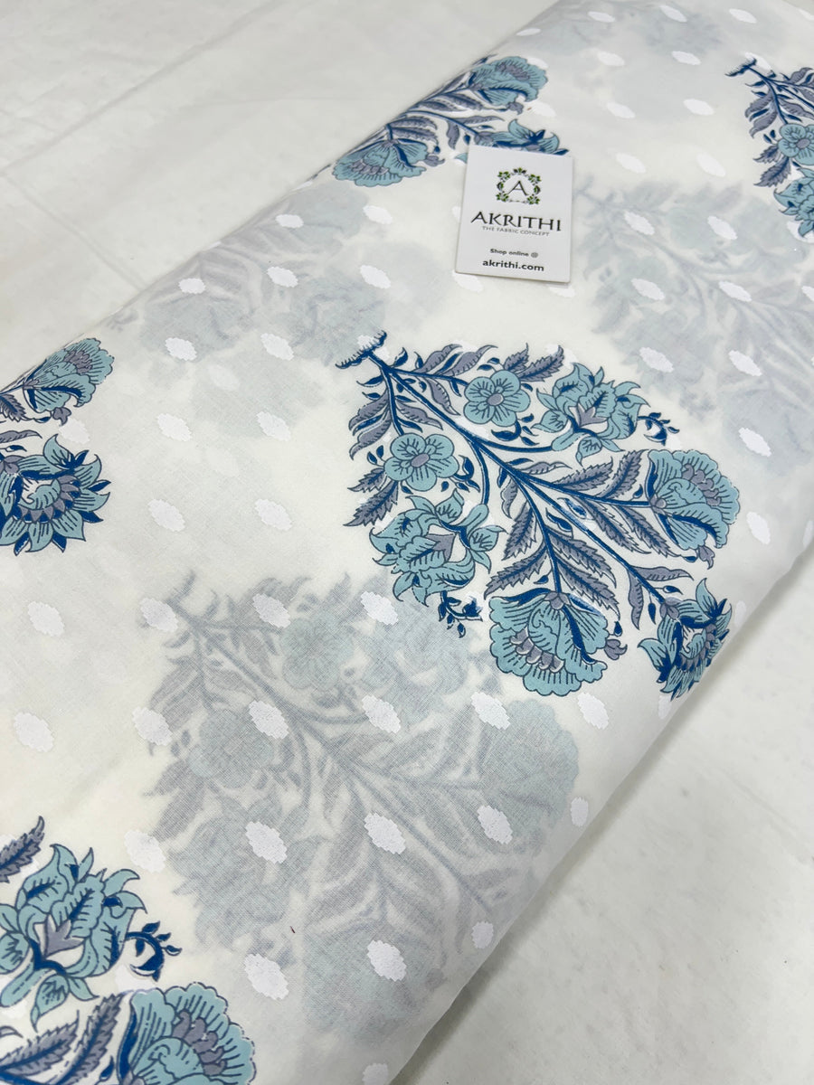 Printed pure cotton fabric