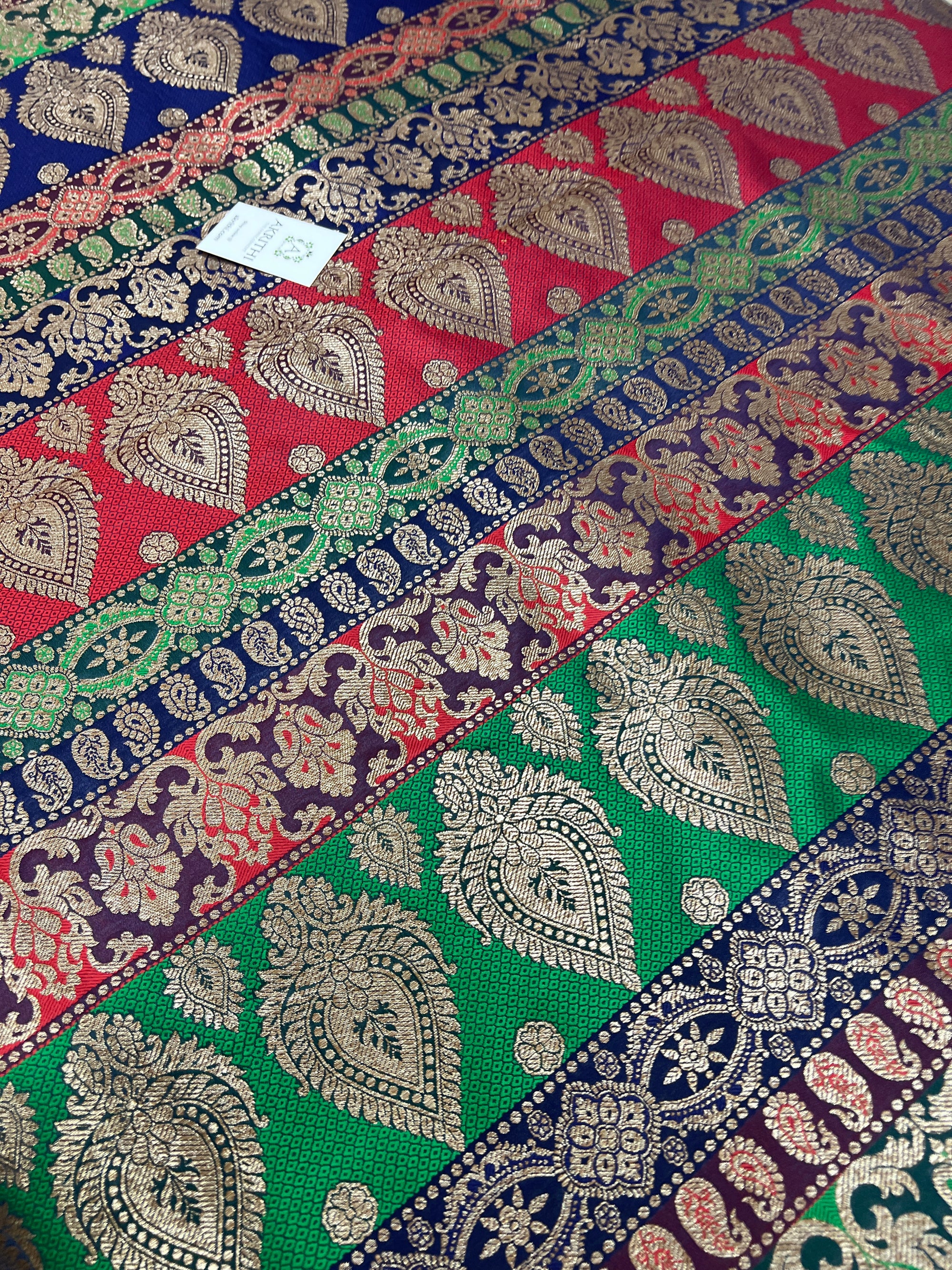 Pure Banarasi brocade fabric