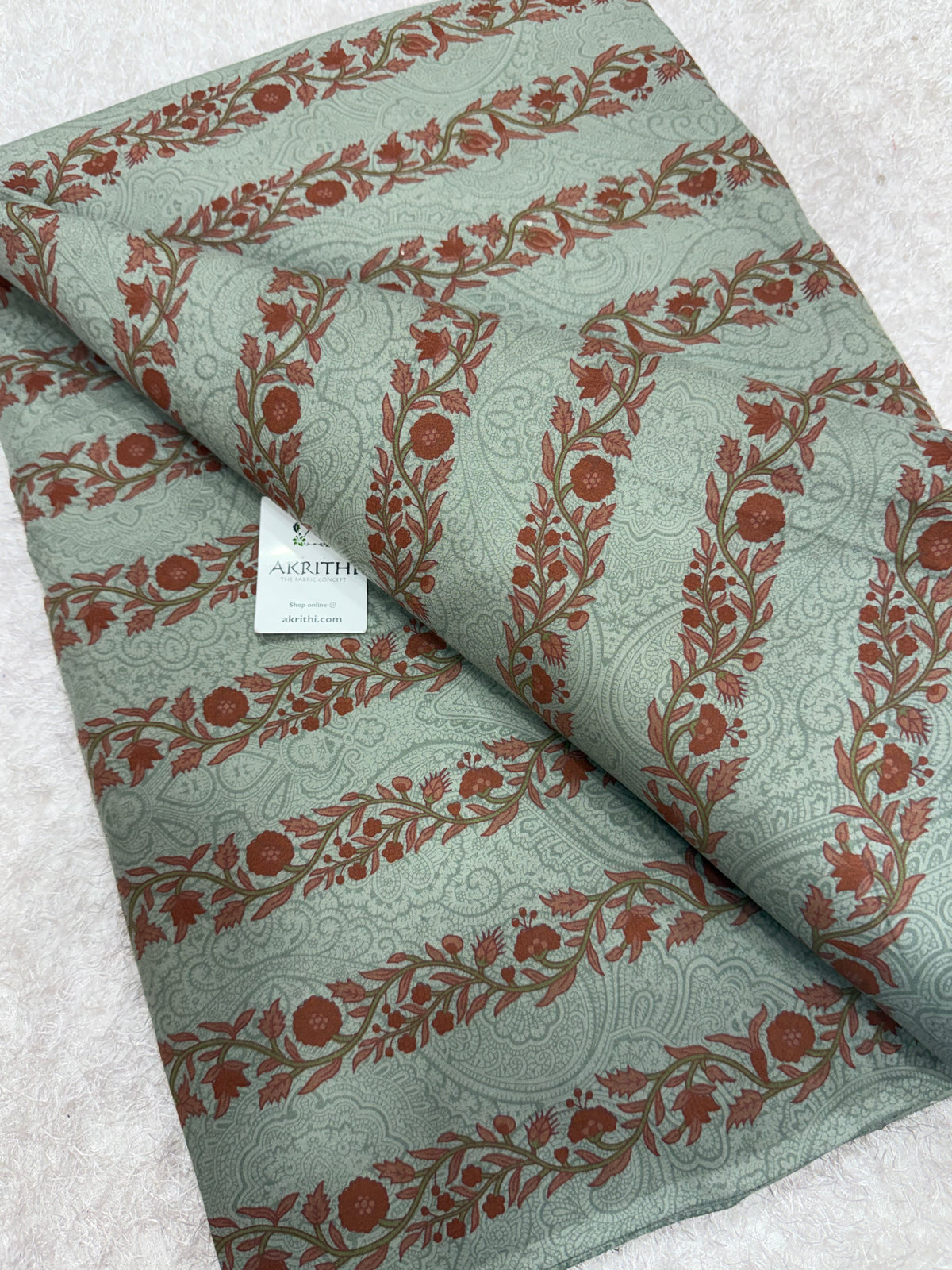 Printed pure cotton fabric