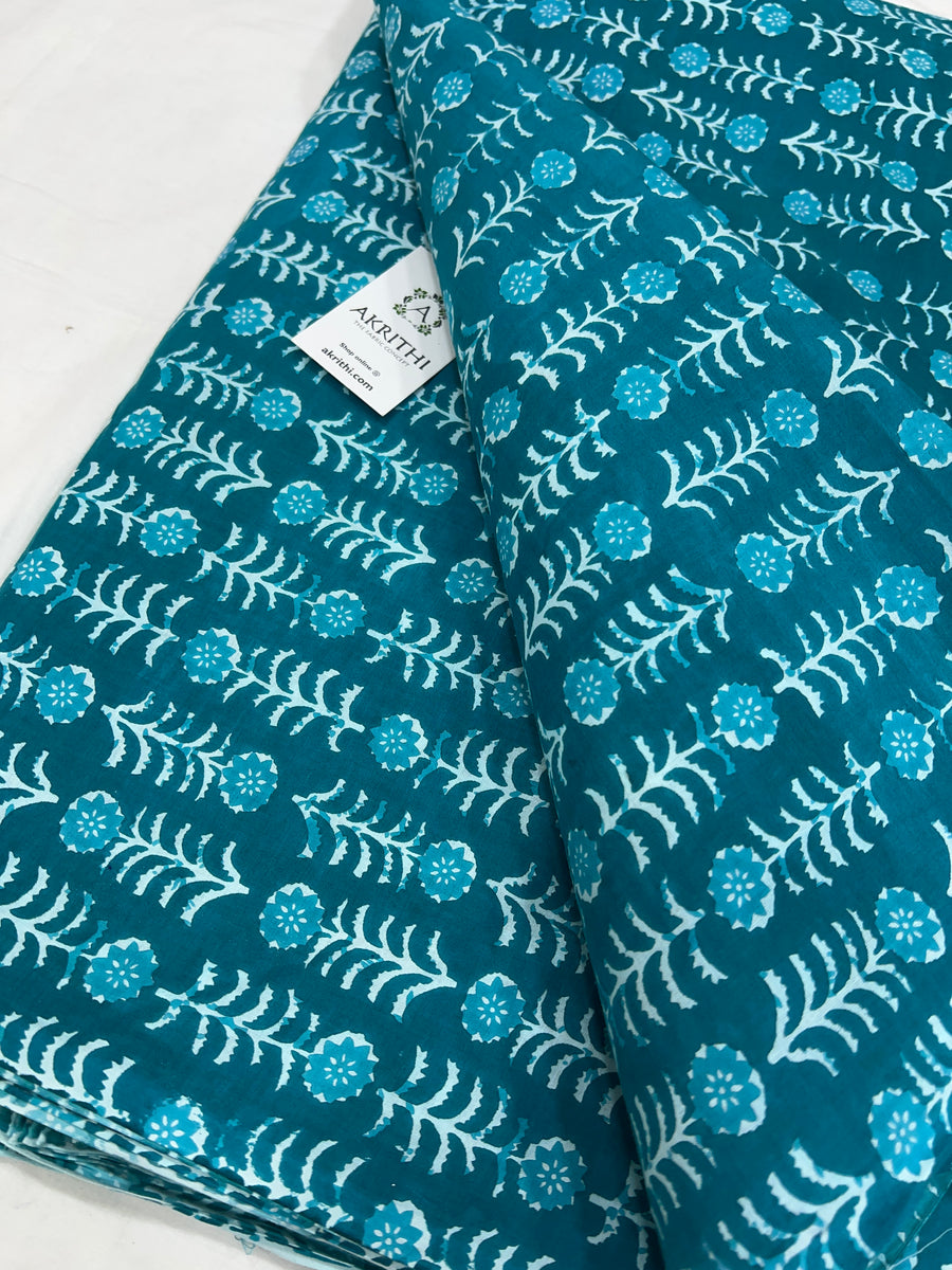 Printed pure cotton fabric