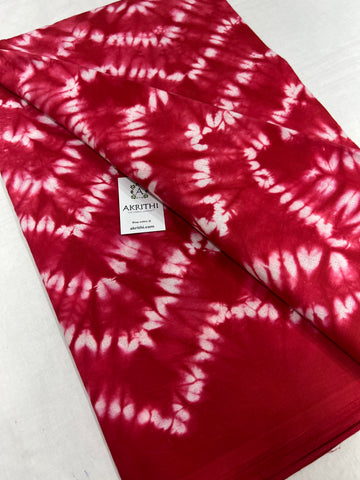 Shibori Printed pure cotton fabric