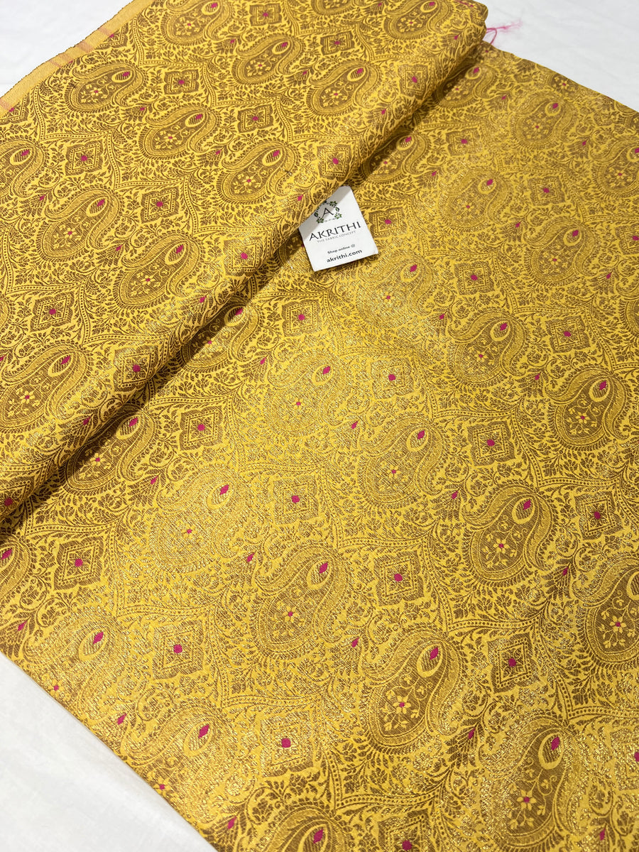 Pure Banarasi brocade fabric