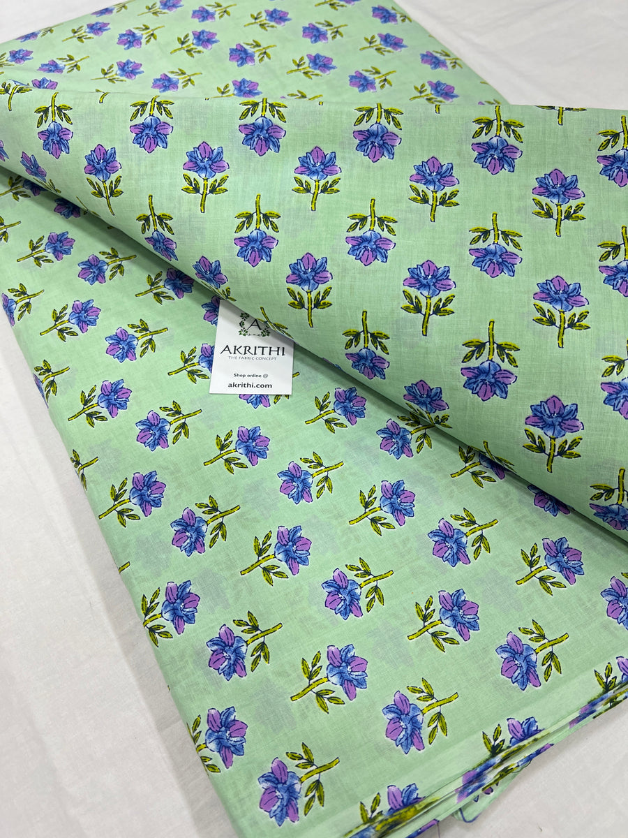 Printed pure cotton fabric