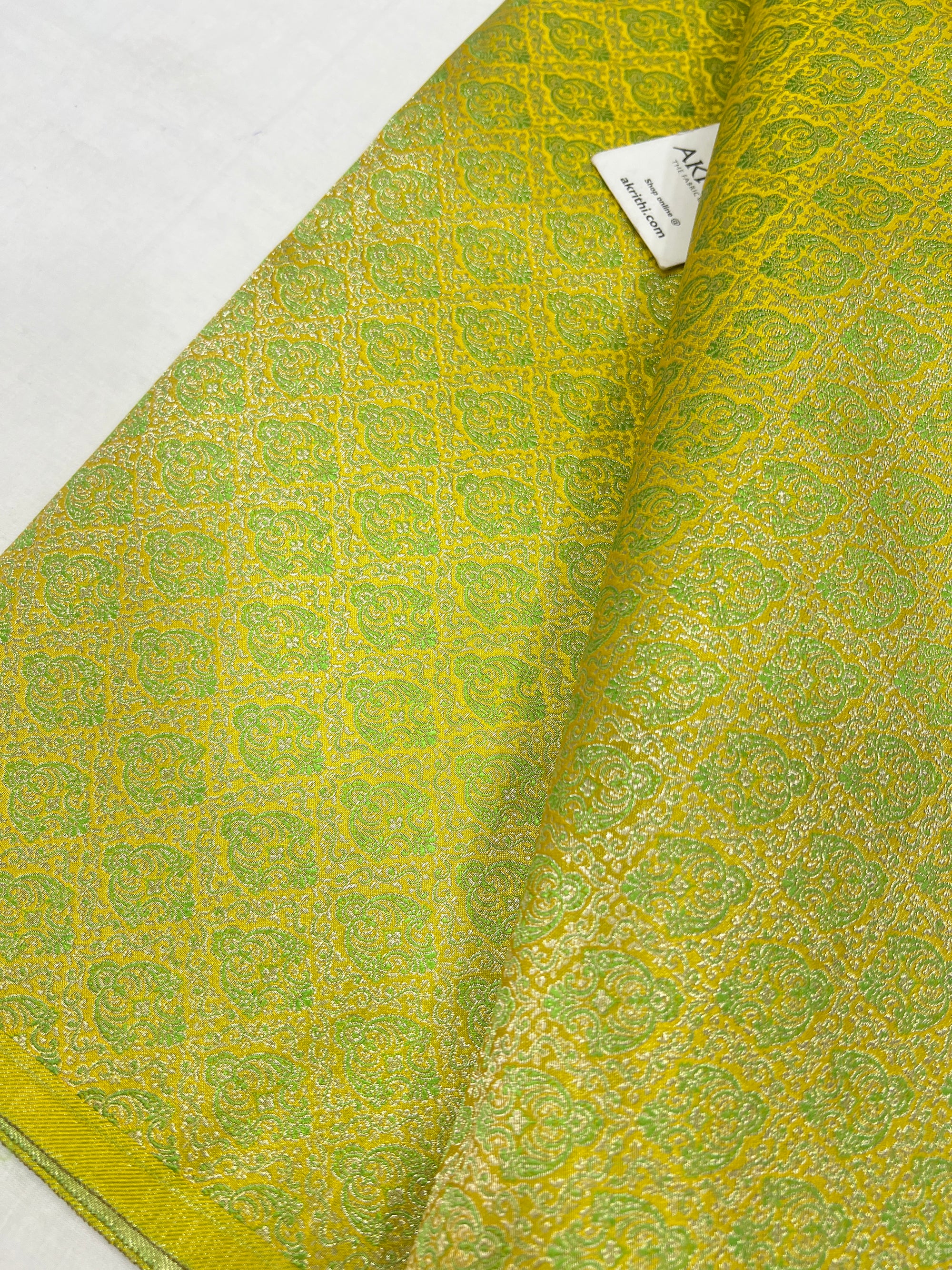 Pure Banarasi brocade fabric