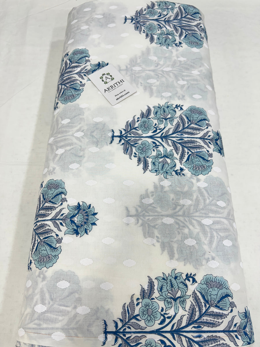 Printed pure cotton fabric