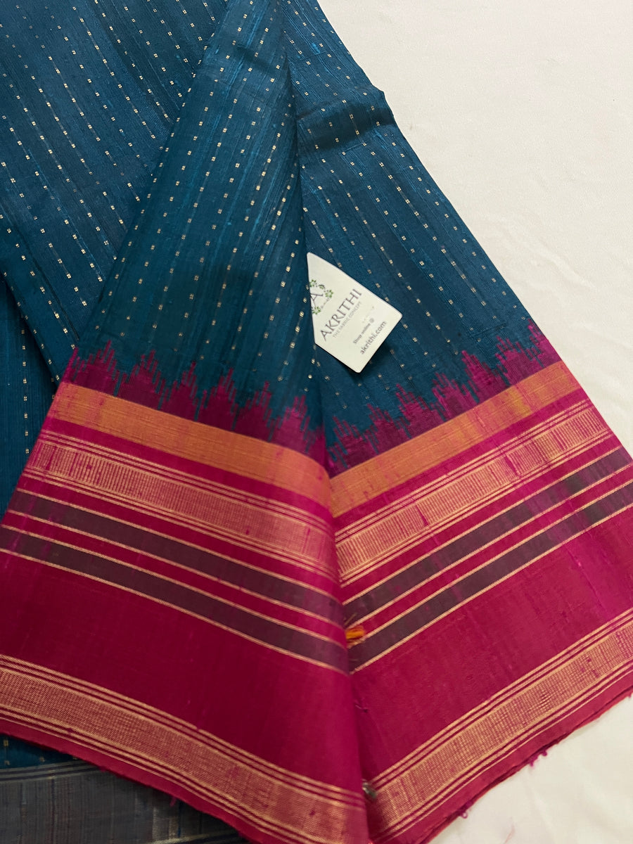 Dupion silk saree