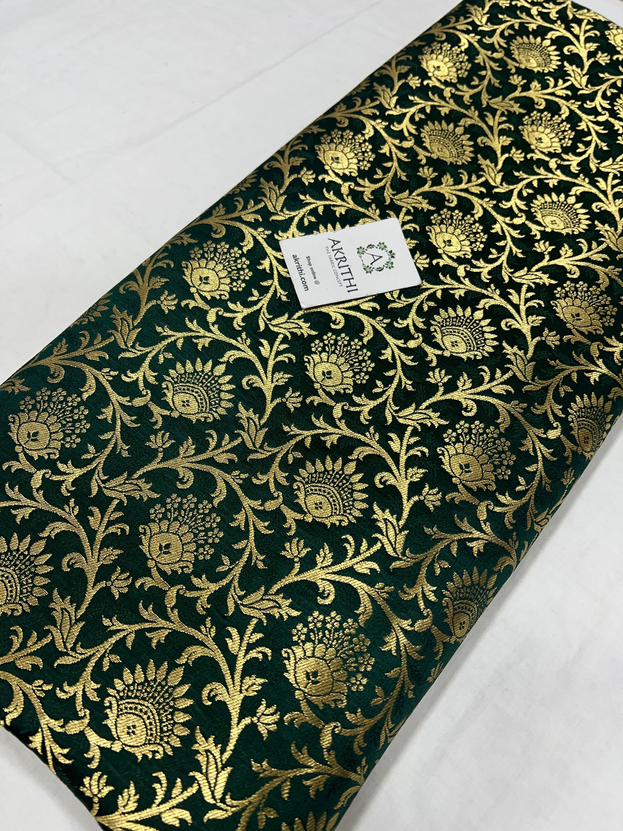 Pure Banarasi brocade fabric